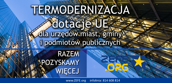 dotacje termomodernizajca dla urzędów miasta i gminy