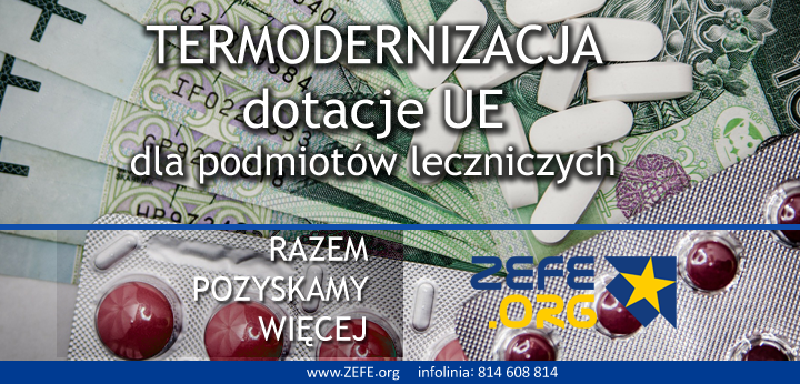 dotacje na termomodernizajce, medyczne nzoz, szpitale