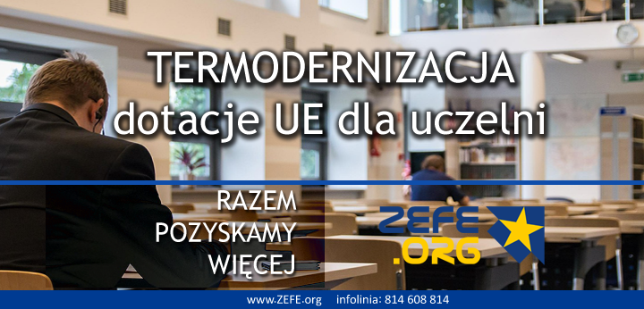 dotacje termomodernizajca dla uczelni wyższych