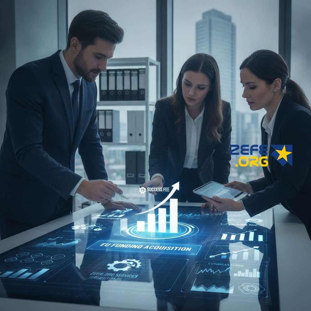 Pisanie projektów unijnych — usługa ZEFE.ORG. Success fee