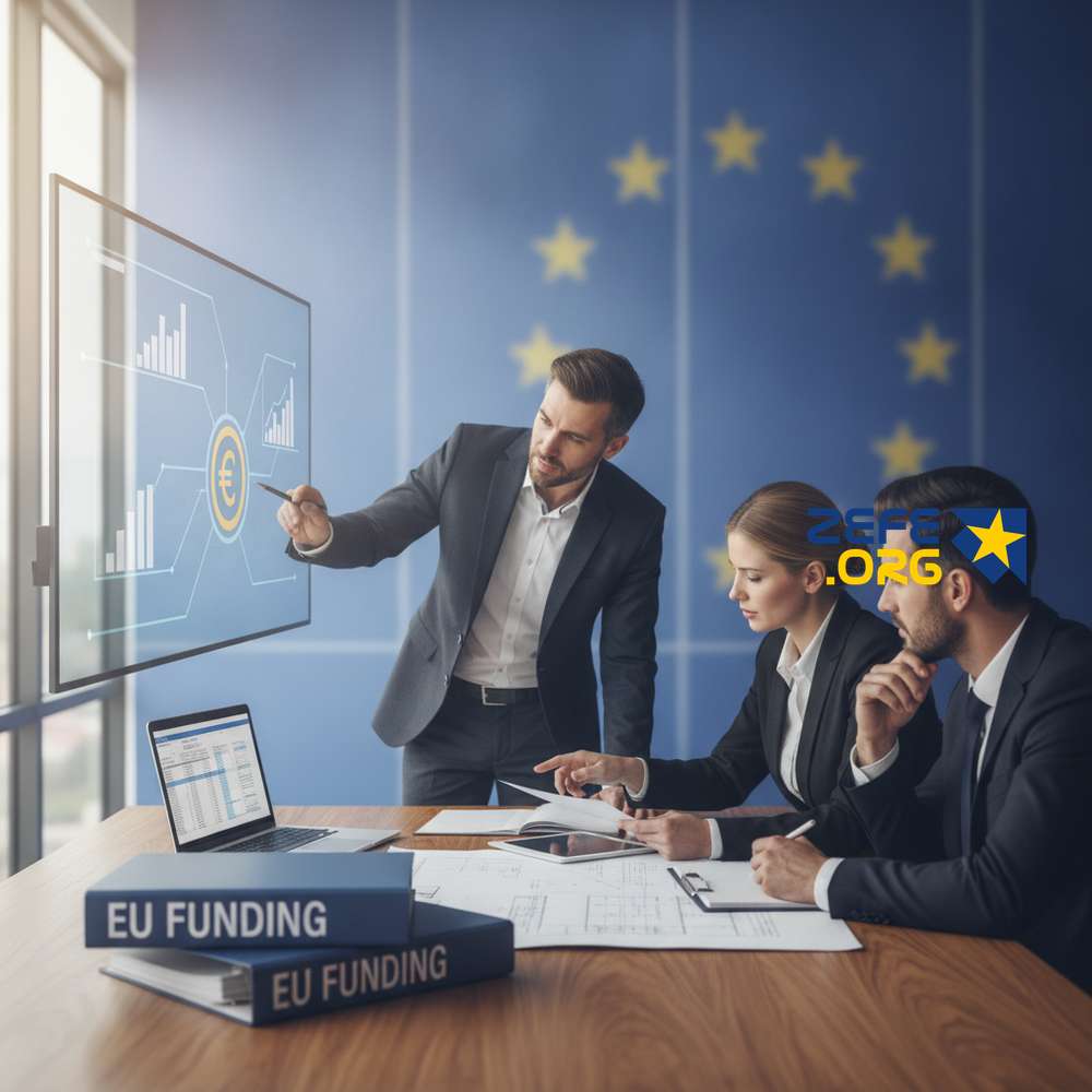 Eksperci ZEFE.ORG analizujący strategię i dokumenty pozwalające na pozyskiwanie dotacji unijnych.