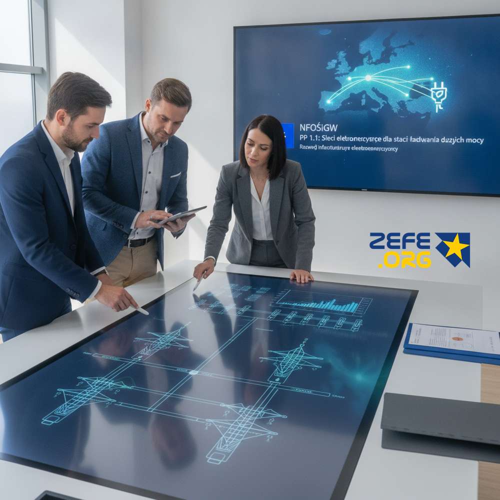 NFOŚiGW PP 1.1: Sieci elektroenergetyczne dla stacji ładowania dużych mocy