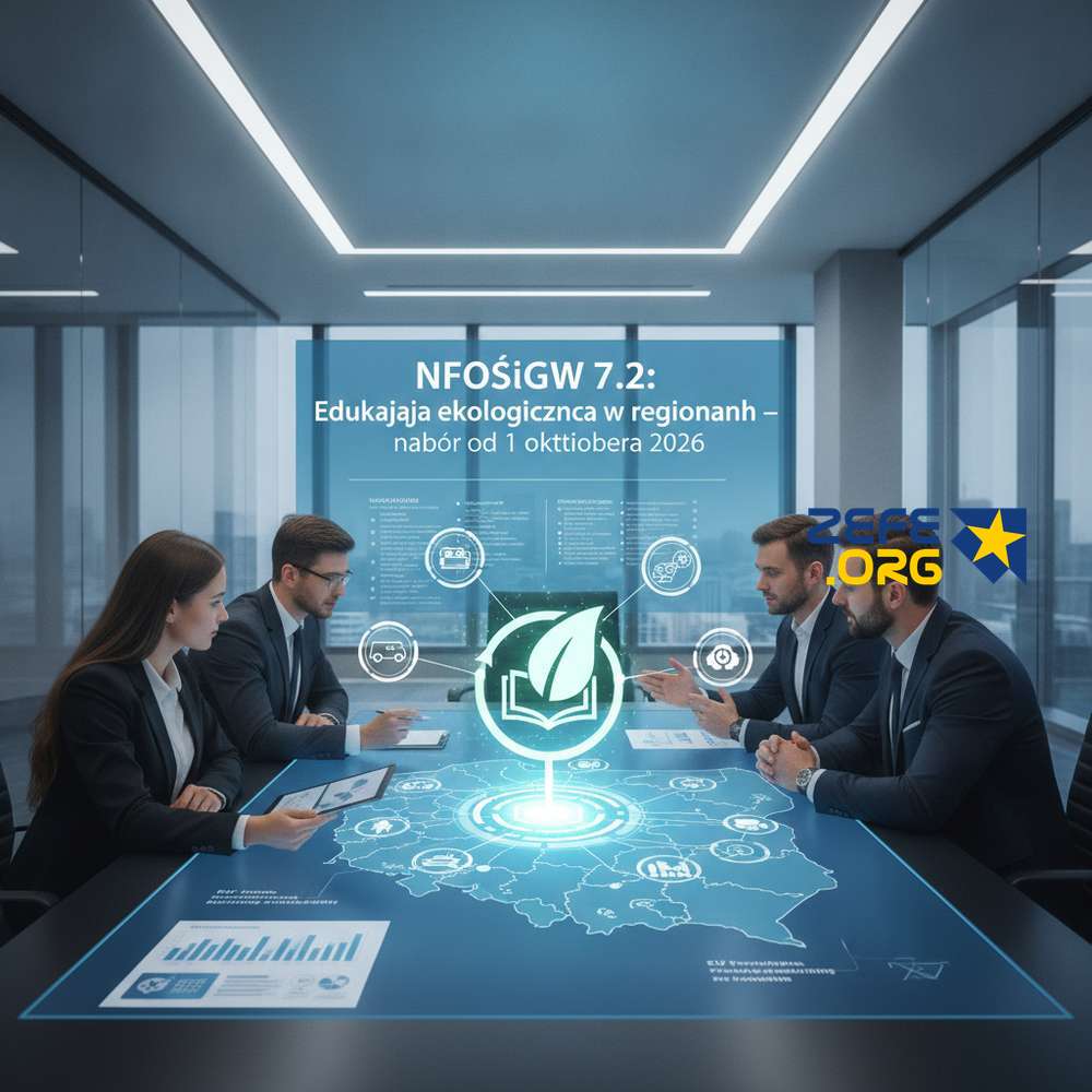 NFOŚiGW 7.2: Edukacja ekologiczna w regionach – nabór od 1 października 2026