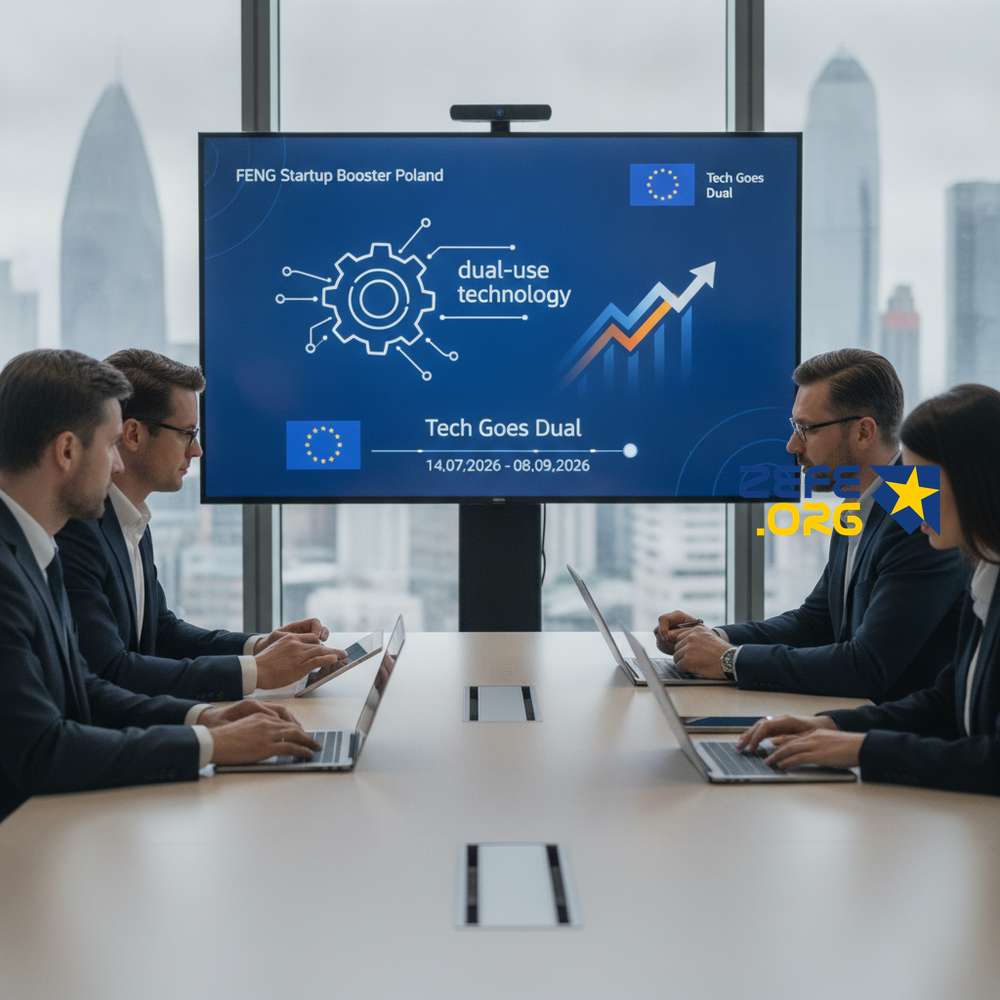 FENG Startup Booster Poland – Tech Goes Dual – nabór od 14 lipca do 8 września 2026
