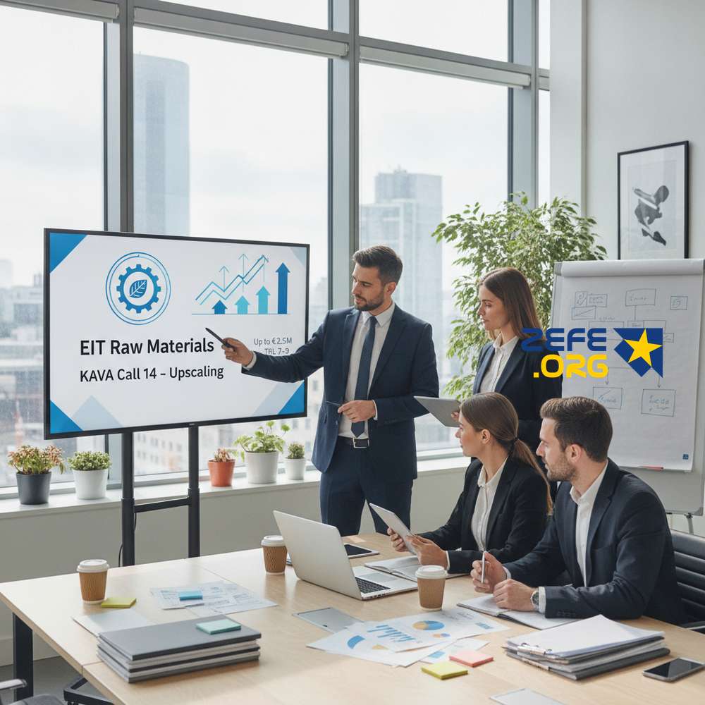 EIT Raw Materials KAVA Call 14 – Upscaling (do 2,5 mln EUR)