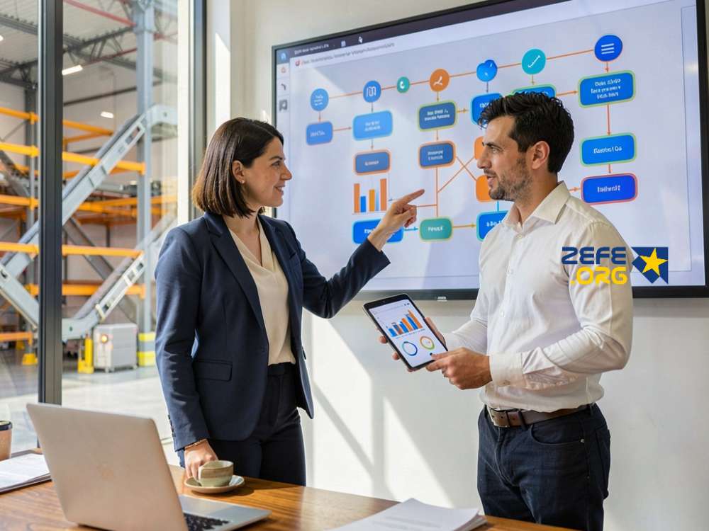 Optymalizacja procesów biznesowych, automatyzacja i cyfryzacja firmy w koncepcji Industry 4.0.