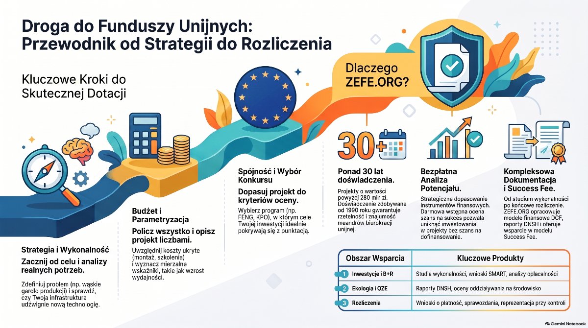 Pozyskiwanie funduszy unijnych z firmą consultingową ZEFE.ORG