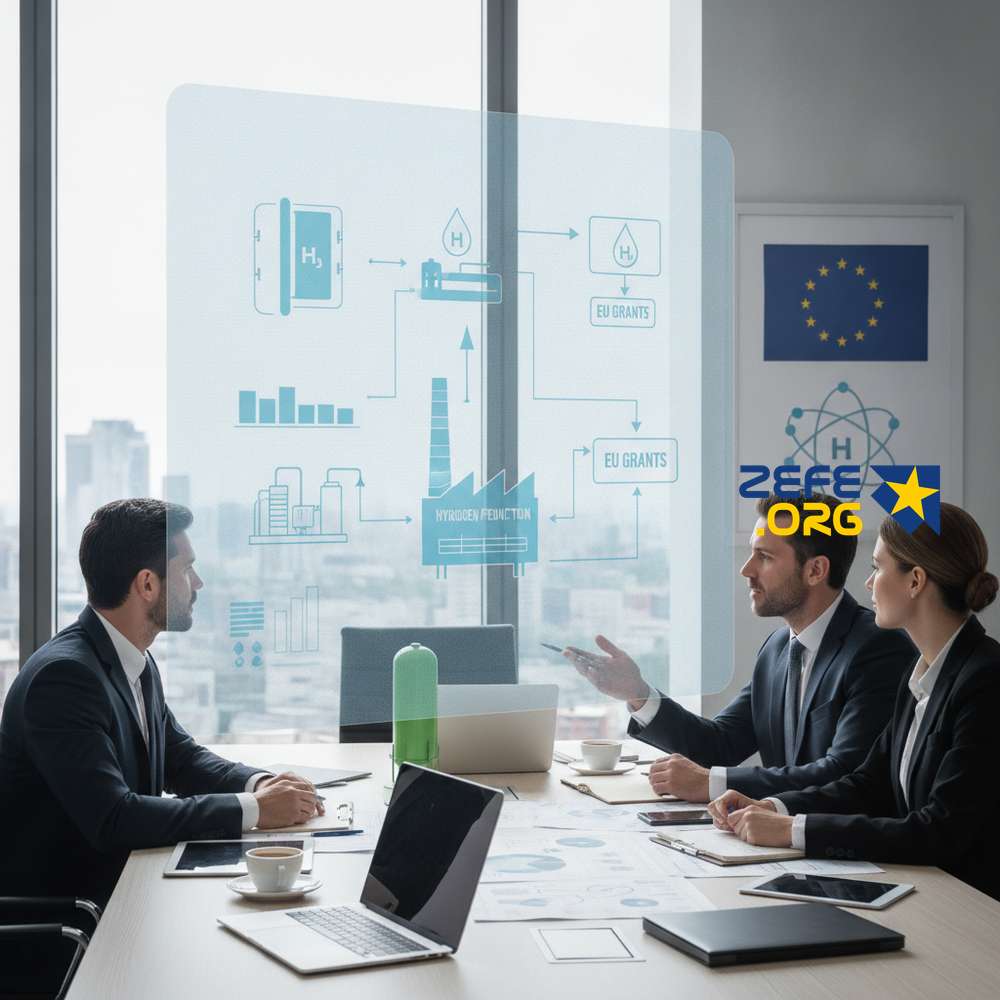 Wodor w firmie — dotacje unijne na technologie wodorowe i ogniwa paliwowe